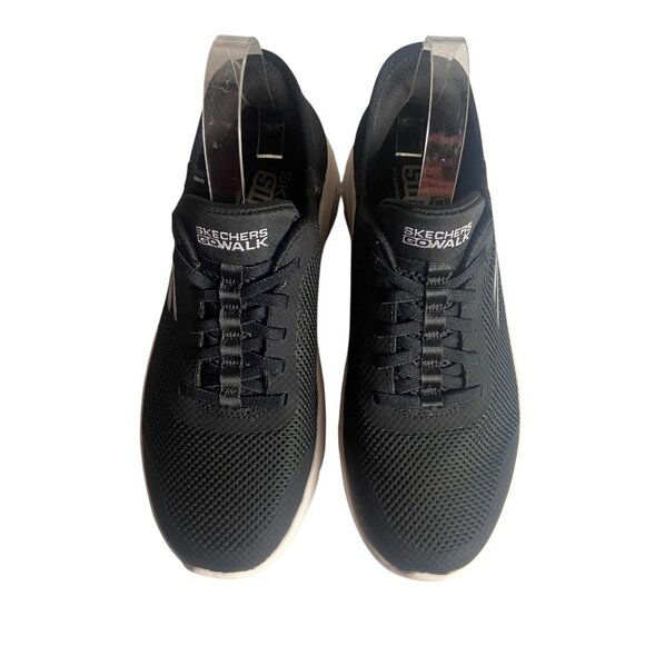 Skechers Women's Size 8 Go Walk Now Hands Free Slip On Sneaker Shoes Black Work - Picture 7 of 7